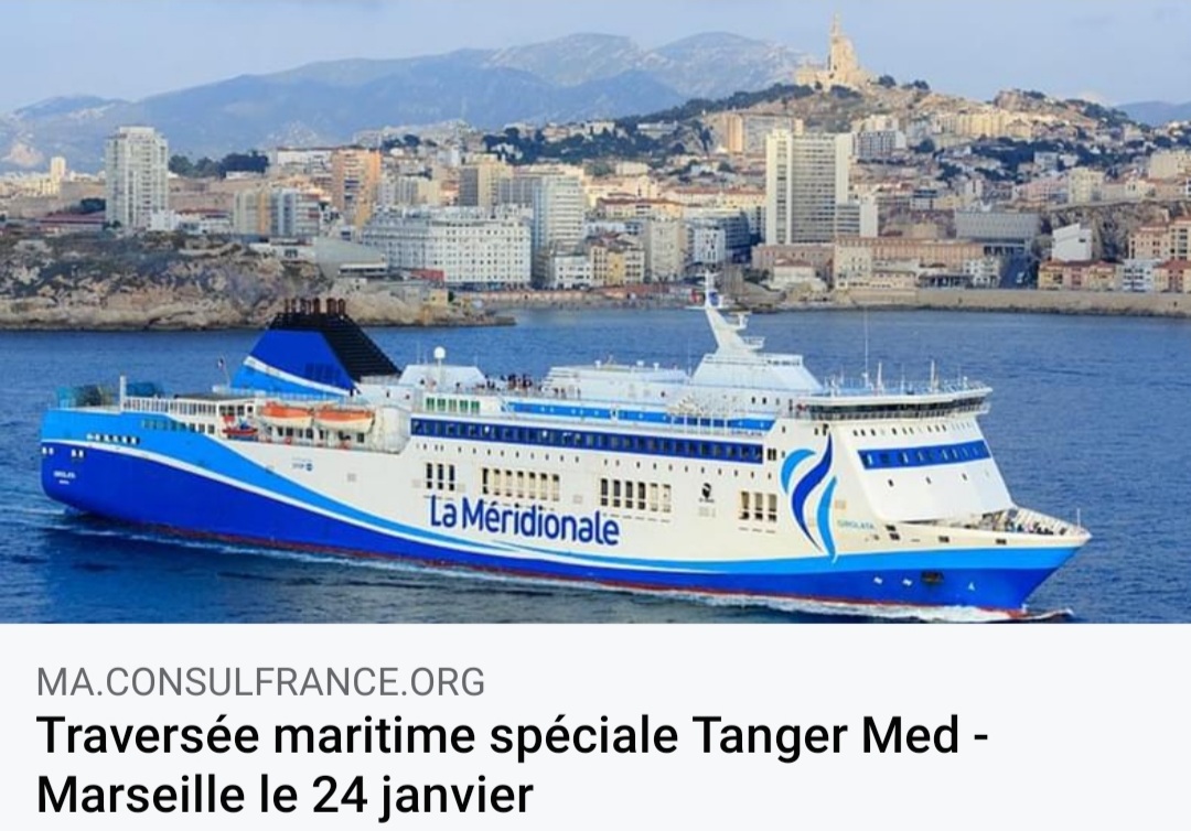 La Méridionale marseille tanger