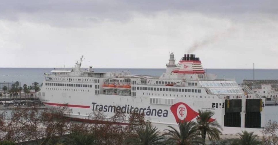 Port de Malaga Ferry Trasmediterranea